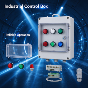 Boîtier de commande électrique en plastique étanche IP67 avec boutons poussoirs pour l'exploitation des machines - Product Image 5