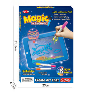 Lucky Toys 3D Magic Pad Tablero de escritura LED para Art Magic Pad Board con juego educativo de regalo - Product Image 1