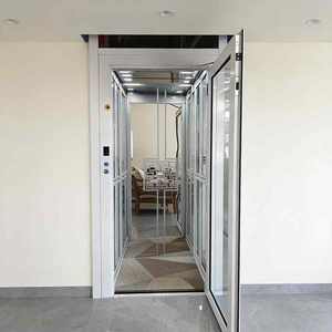 Système d'ascenseur hydraulique silencieux <span class=keywords><strong>pour</strong></span> <span class=keywords><strong>maison</strong></span>, vitesse 2,5 m/s, ascenseur de villa, plateforme élévatrice résidentielle gain de place <span class=keywords><strong>pour</strong></span> 3 étages - Product Image 4
