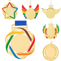 Médailles et Plaques Sportives Antiques en Alliage de Zinc Durable Oneway en Gros – Récompenses Personnalisées Or pour Duathlon, Triathlon, Course à Pied avec Ruban – Marque TD