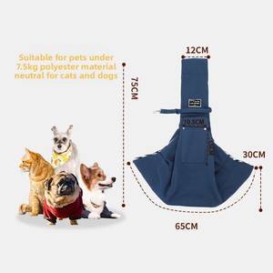 Transportín para Mascotas de un Solo Hombro, Forma Triangular, Estilo Moderno, Material de Nailon, Cierre de Botón, Capacidad de 10 kg para <span class=keywords><strong>Perros</strong></span> - Product Image 2