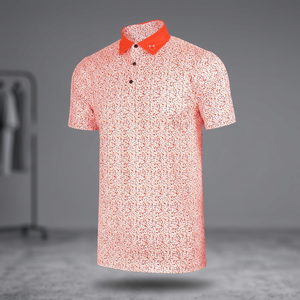 Camiseta de Golf Handee de 6 Colores, Puño Rojo, Cuello Polo, Manga Corta, 100% Algodón, Diseño de Puntos, Deportiva, Unisex - Product Image 2