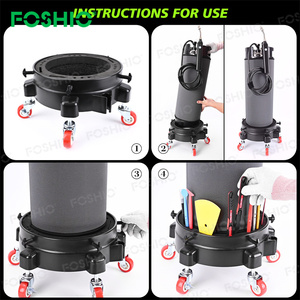 Base giratoria <span class=keywords><strong>de</strong></span> 360 grados Foshio para herramientas <span class=keywords><strong>de</strong></span> tintado y productos <span class=keywords><strong>de</strong></span> detallado <span class=keywords><strong>de</strong></span> automóviles, para tanque <span class=keywords><strong>de</strong></span> presión <span class=keywords><strong>de</strong></span> 19L - Product Image 3