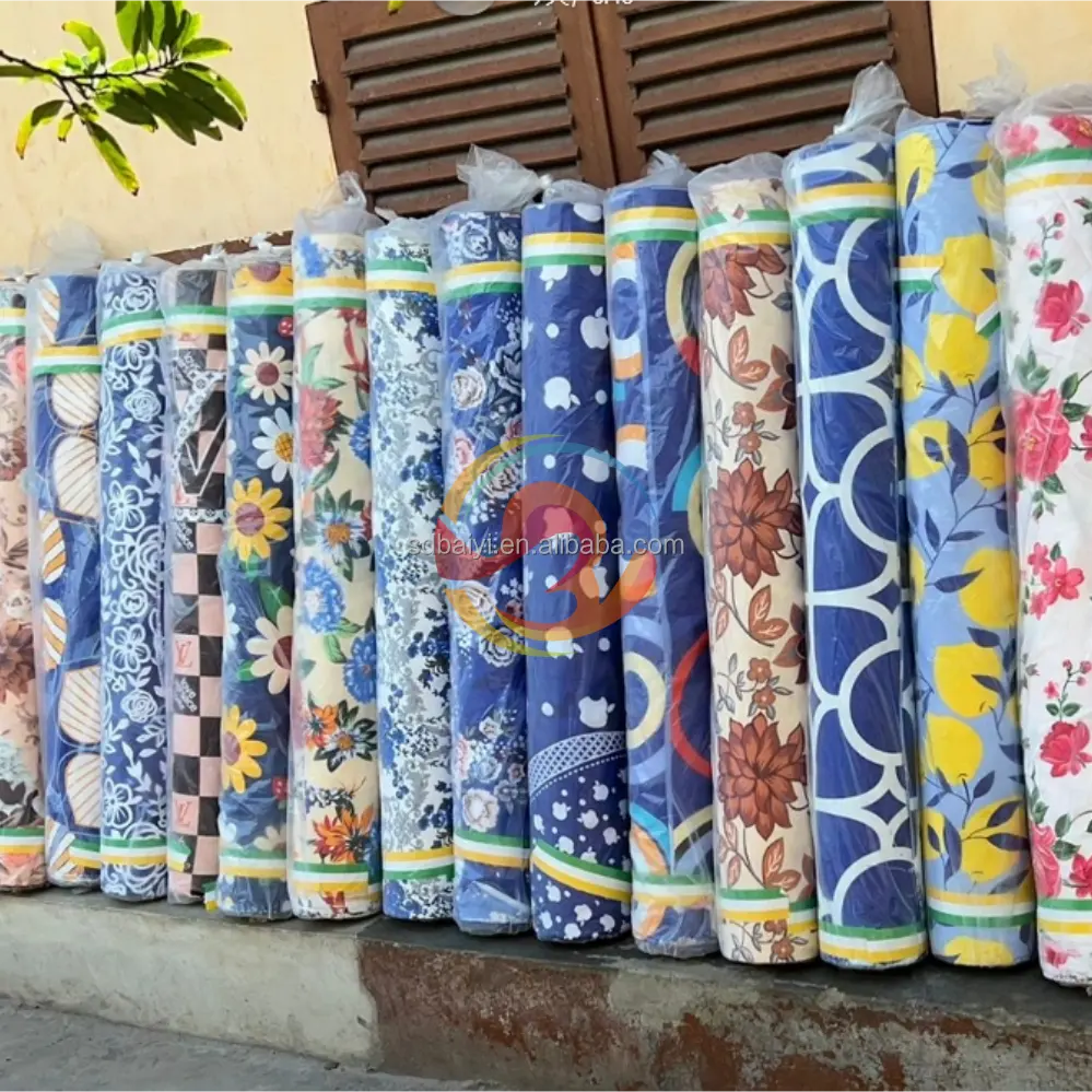 लोकप्रिय फूल डिजाइन चादर फैलाने मुद्रित कपड़े बनाने के लिए भारत bedsheet सामग्री कपड़े