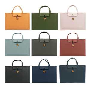Étui pour <span class=keywords><strong>ordinateur</strong></span> portable en <span class=keywords><strong>cuir</strong></span> PU, élégant, portable, 12, 13, 14, <span class=keywords><strong>15</strong></span>, 16 <span class=keywords><strong>pouces</strong></span>, étanche, fin, pour hommes et femmes - Product Image 2