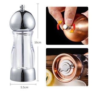 <span class=keywords><strong>Moulin</strong></span> à <span class=keywords><strong>poivre</strong></span> en plastique or rose <span class=keywords><strong>Moulin</strong></span> à <span class=keywords><strong>poivre</strong></span> noir/<span class=keywords><strong>Sichuan</strong></span> <span class=keywords><strong>Moulin</strong></span> à sel de mer visuel en acrylique transparent Bouteille <span class=keywords><strong>Moulin</strong></span> à <span class=keywords><strong>poivre</strong></span> noir - Product Image 5
