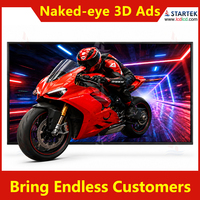 Pantalla LCD 3D sin Gafas de 65 Pulgadas, 8K 7680x4320, Ángulos de Visión Ultra Anchos, Sin Mareos, Profundidad de Imagen de 2m, Sistema Operativo Windows, Pantalla AD