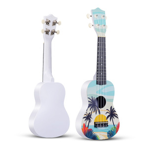Popular Mini Ukelele de Juguete de 21 Pulgadas, Guitarra Pequeña de 4 Cuerdas de ABS para Niños Principiantes - Product Image 2