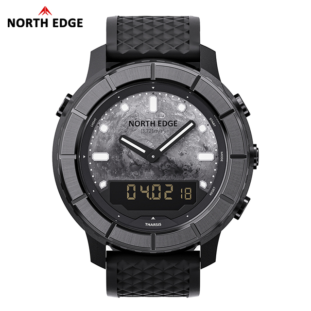 OEM ODM North Edge Men Sports Wrist Watch 12/24 Hour Thermometer Outdoor Altimeter Compass 50m Waterproof Quartz Digital Watch
