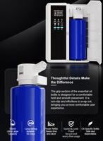 Diffuseur de parfum professionnel 500 ml, système d'aromathérapie à double ventilateur avec mode de purification de l'air par ions oxygène négatifs