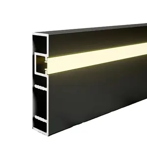 15cm Height Aluminum LED Skirting Board Decorative Wall Skirting Aluminum Baseboard Floor Accessories Skirting Led Profile