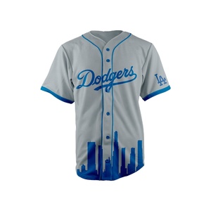 Jersey de béisbol personalizado con logotipo de nombre bordado sublimado de alta calidad - Product Image 1