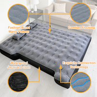 Lits gonflables de voyage pleine grandeur en PVC floqué, tente de camping, matelas pneumatique pliable pour camion