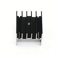 Dissipateur thermique innovant en alliage d'aluminium série 6000 avec finition anodisée et précision CNC pour une dissipation thermique supérieure