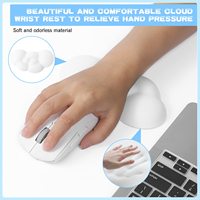 Dessin animé ergonomique antidérapant confort mémoire mousse clavier nuage repose-poignet pour la maison bureau jeu ordinateur portable