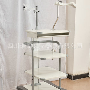 Carrito Médico Swiss Franc RT-086 de 3 Niveles Ajustables para Equipo de Endoscopia y Ultrasonido - Product Image 3