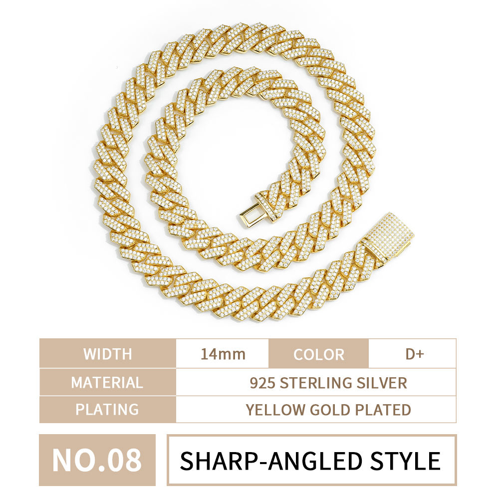 Yellow/Sharp angled/14mm