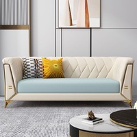 Modernes Leder Chesterfield Ecksofa Königlicher Luxus 1+2+3-Sitzer Verstellbar Kostengünstiges Wohnzimmer-Möbel für Innenräume