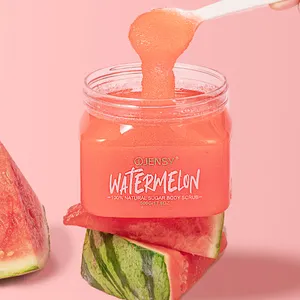 Private Label vegane White ning Shea butter Wassermelone Zucker Körper peeling Bio Großhandel Peeling Hautpflege Körper zucker Peeling