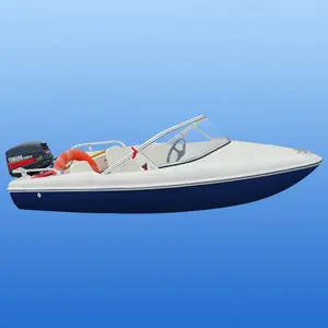 Fabrika doğrudan satış toptan özel yeni marka dıştan takma motor tekne 12.8ft/3.9 FRP tekneler balıkçılık yat