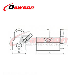 Poussoir magnétique permanent de type DS-PML-L DAWSON - Product Image 2