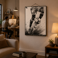 Peinture à l'huile Art Déco 100% faite à la main sur toile de coton 450 GSM avec cadre, tailles personnalisées pour usage domestique et commercial