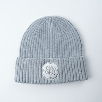 Bonnets de ski d'hiver unisexes en acrylique avec logo brodé personnalisé sur le devant, motif camouflage à pois, style Y2K