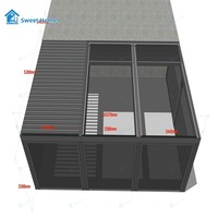 Pergola rétractable moderne Sweet Home en aluminium motorisée, bioclimatique, imperméable, résistante à la neige et au vent, pour maison d'été