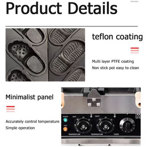 Hình dạng giày Waffle maker máy làm điện Snack máy 100K + mặt hàng tương tự được bán - Product Image 5