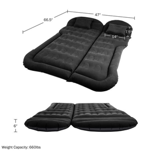 Matelas gonflable portable moderne pour voiture SUV ou tente pliable avec pompe de sortie auxiliaire Topper en PVC pour voiture <span class=keywords><strong>Camping</strong></span> - Product Image 3