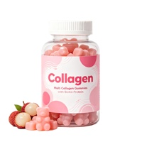 Gummies de Collagène Végétalien OEM, Vitamines, Biotine, Collagène et Kératine pour Cheveux, Peau et Ongles