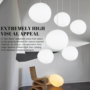 Lustre suspendu LED en verre peint élégant pour <span class=keywords><strong>cuisine</strong></span>, salle à manger, loft, <span class=keywords><strong>bar</strong></span> à petit-déjeuner, galerie, intérieur - Product Image 3