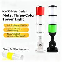 Lampe de signalisation LED multicouche tout-en-un avec alarme sonore et visuelle pour centres d'usinage CNC – Feu de signalisation tricolore empilable