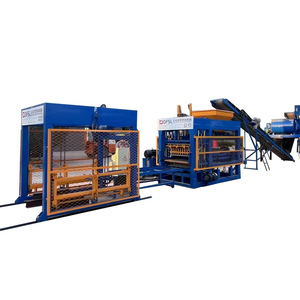 QT5-15 hoàn toàn tự động khối hình thành thiết bị bê tông lát gạch khuôn máy rung - Product Image 5