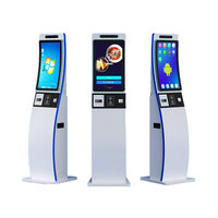 Kios Absensi Android 27-Inci untuk Rumah Sakit Multi-Fungsi dengan Pembaca Kode QR SDK untuk Manajemen Pengunjung