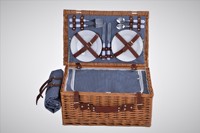 Nouveau panier à nourriture en rotin portable, ensemble fait à la main, panier de pique-nique en osier pour enfants, panier de pique-nique en saule promotionnel