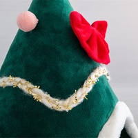 Éponge tridimensionnelle pour chat, litière créative pour animaux de compagnie, tente de noël, forme de chapeau, lit de maison pour chien