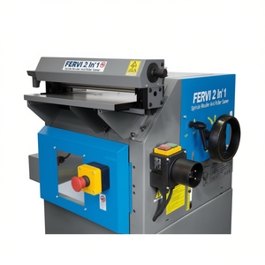 Fraiseuse et ponceuse à rouleaux Fervi 2 en 1, 230 volts, machine industrielle pour le travail du bois - Product Image 2