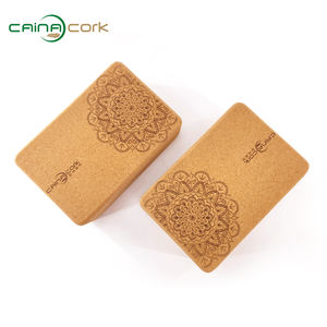 <span class=keywords><strong>CAINA</strong></span> CORK Venta caliente corcho orgánico Yoga ladrillo 3*6*9 4*6*9 pulgadas corcho Natural Yoga bloques de alta densidad antideslizante - Product Image 3
