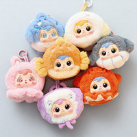 Porte-clés en verre « Trois Petits Ours en Peluche : Aventure Marine » – Boîte mystère 2025 – Nouveauté créative pour sac de fille