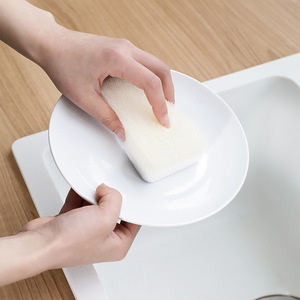 Esponja de Cocina Triple Capa, Rectangular, Blanca, Paquete de 3, Esponja de Limpieza para Cocina - Product Image 4