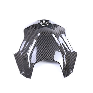 Cubierta de Tanque de Fibra de Carbono ZHONGHONG, Color Negro Brillante, para S1000RR S1000R M1000RR 2019-2025, Ligera y Duradera - Product Image 1