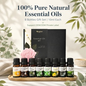 Set di Oli Essenziali Rosa, Lavanda, Arancia, Rosmarino, Oliva, Artemisia, Citronella, Tea Tree - Product Image 2