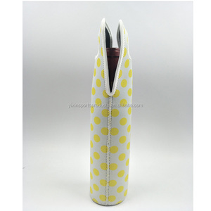 Sublimación de enfriador de <span class=keywords><strong>vino</strong></span> bolsa de neopreno personalizado aislado cerveza rechoncha sola botella de manga - Product Image 2