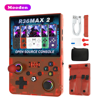 Console de jeu portable R36 Max 2, Wifi, écran 4,5 pouces, système Linux 64G, console de jeu vidéo portable rétro classique