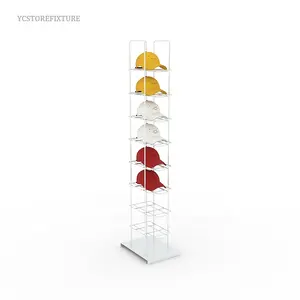 מותאם אישית בייסבול כובע תצוגת מקרה/מתכת חוט כובע תצוגת מדף - Product Image 1