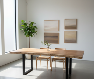 Tabla de madera de suar con bordes naturales, elaborada con madera maciza de monkey pod, con vetas pronunciadas, tonos ricos y bordes naturales para muebles personalizados. - Product Image 4