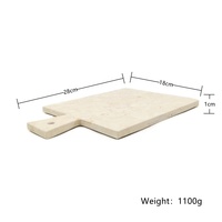 Plateau de service moderne WeiVibe en marbre multi-motifs avec poignée, en pierre naturelle mélangée, organisateur de vanité, plateau à fromage, cuisine, salle de bain