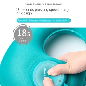 Sanbao Automatic Portable Travel Neck <b>Pillow</b> U-Shaped Inflatable Airplane <b>Pillow</b> for Outdoor Travel - Product Image 3