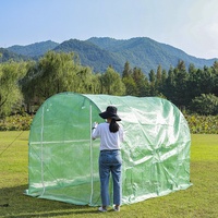 Serres de jardin commerciales écologiques en métal personnalisables de 300x200x200 cm avec protection UV